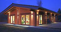 Ein Blockhaus in Frankenberg wurde mit einer Wärmepumpe ausgestattet, die ihre Wärme aus der Erde bekommt. Foto: Finnholz