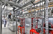 Blick auf einen Teil des von SüdWestStrom entwickelten Virtuellen Stromspeichers in Biberach/Riß (Quelle: M. Duckek)