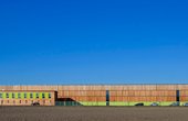 Gesamtansicht des Alnatura Verteilzentrums in Lorsch (Foto: BFK Architekten, Stuttgart)