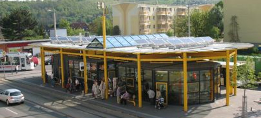 Das Service-Center der GVB mitten im Herzen von Zwötzen. Foto: GVB