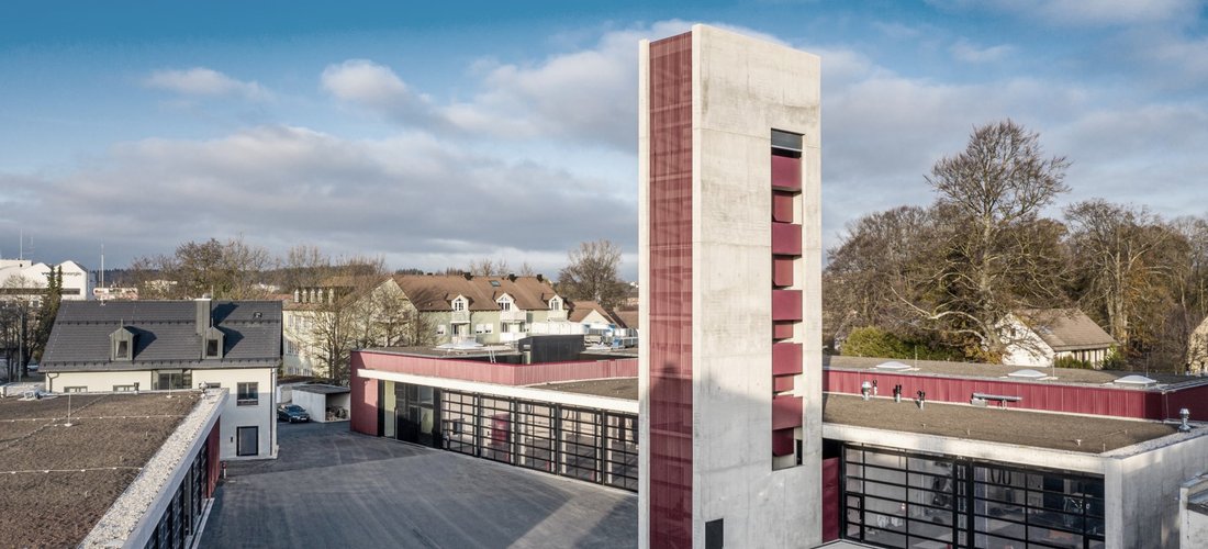Feuerwehrhaus Kaufbeuren (Fotocredit: dasch zürn + partner | Fotograf: Bernhard Tränkle, ArchitekturImBild)