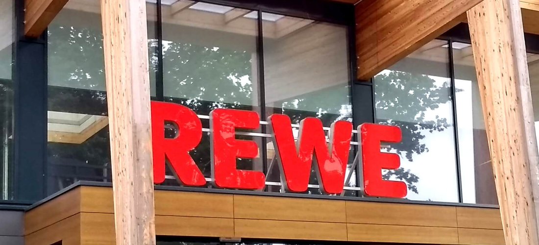 Supermarkt mit Wärmepumpe - der Rewe in Straelen (Foto: waermepumpe-regional.de)