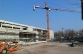 Rohbauphase des Neubaus in der Leipziger Straße 77 in Erfurt (Foto: FHE/ Hahn)