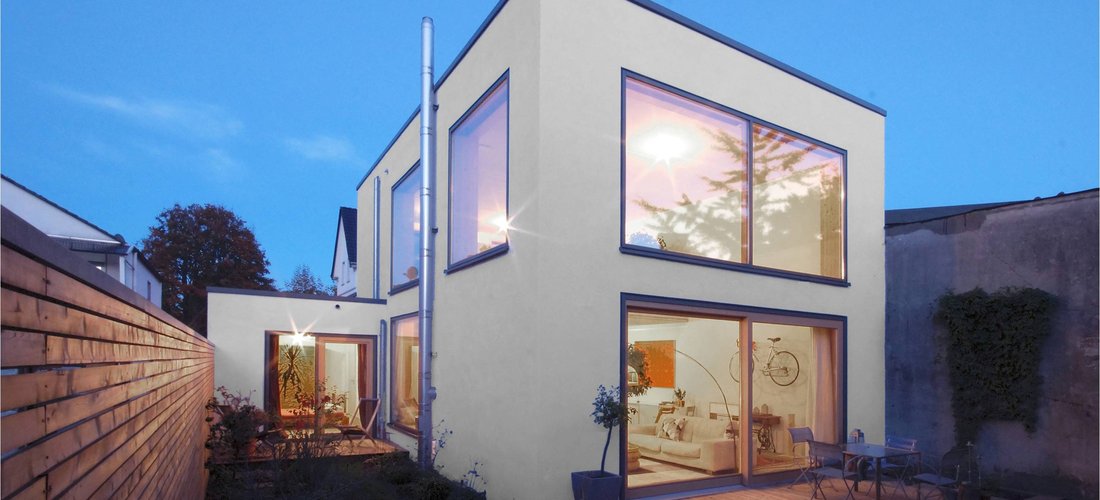 Moderner KfW 40-Bungalow in Gütersloh (Foto: Thomas Spooren)