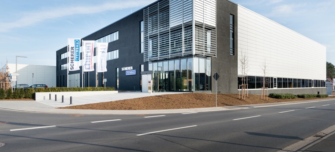 Firmenzentrale der Scherer Feinbau GmbH in Alzenau (Foto: CHIRON Werke GmbH & Co. KG)