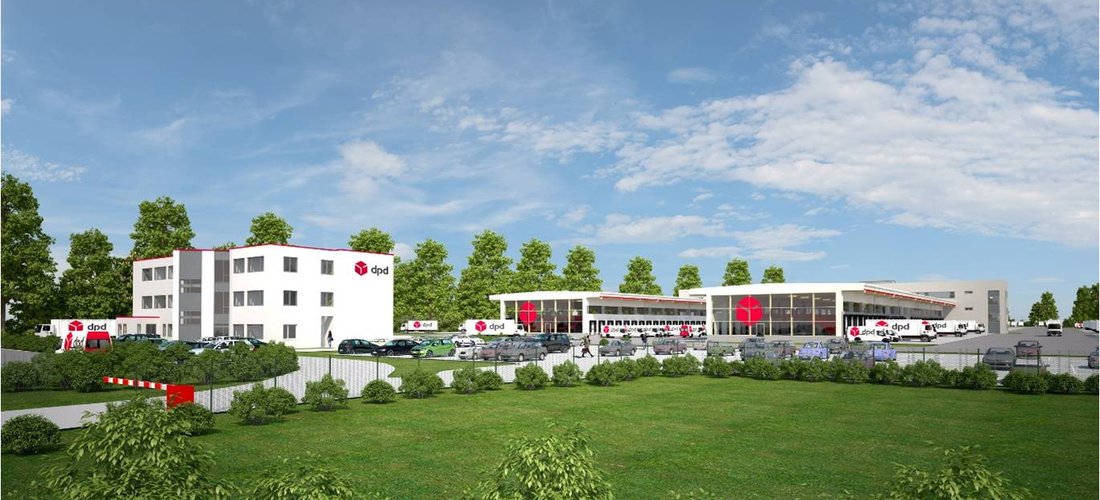 DPD-Paketzentrum in Hamm (Grafik: DPD)