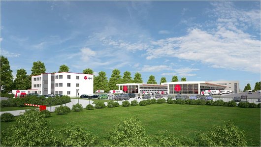 DPD-Paketzentrum in Hamm (Grafik: DPD) DPD-Paketzentrum in Hamm (Grafik: DPD)