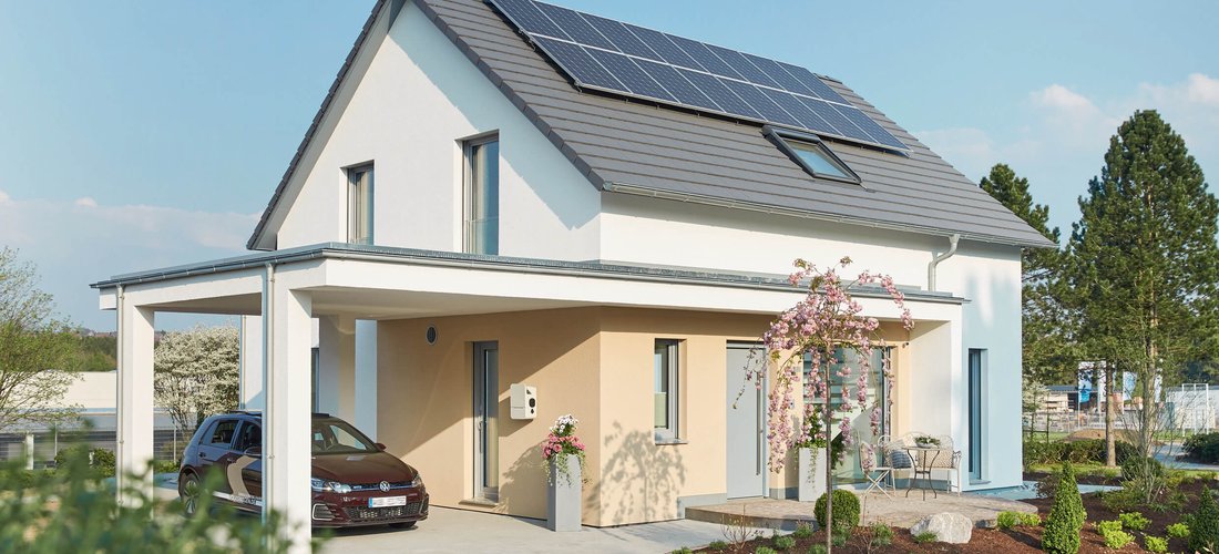 Das WeberHaus in Wenden-Hünsborn kombiniert Smart Home-Funktionen mit u.a. einer Wärmepumpe. (Foto: WeberHaus)