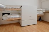 Eine kontrollierte Wohnungslüftung Logavent HRV31 mit Wärmerückgewinnung reduziert Lüftungswärmeverluste deutlich. (Bild: Buderus)