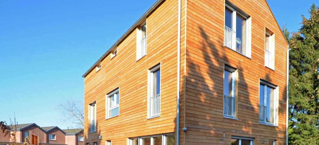 Einfamilien-Holzhaus in Mönchengladbach-Neuwerk (Foto: Daniel Finocchiaro)