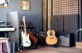 Beste Akustik in den Innenräumen des Hausbootes – perfekt für Jam-Sessions und neue Plattenproduktionen der Eigentümer. (Bild: Buderus)