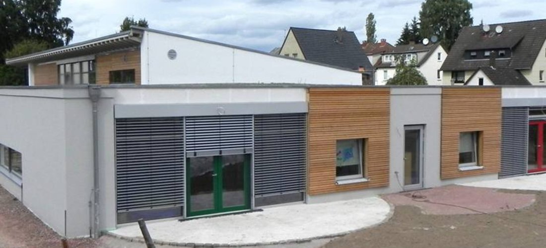 Erdwärme versorgt Plus-Energie-Kita in Holzminden (Foto: HAWK Hochschule für angewandte Wissenschaft und Kunst)