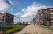 Im Süden von Hamburg-Wandsbek wächst das Neubaugebiet Jenfelder Au. Wärmepumpen nutzen dabei das Abwasser als Wärmequelle. (Foto: waermepumpe-regional.de)