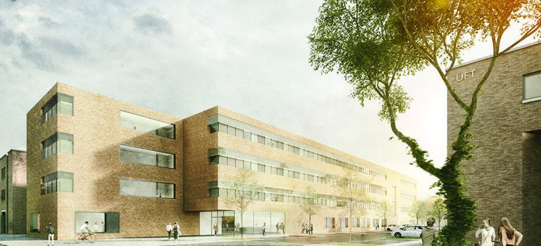 Der moderne Forschungsbau BIOM schafft optimale Bedingungen für Forschung und Lehre in der Biologie. (Foto: ksg architekten)