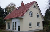 Berlin-Lichtenrade: Hier setzt eine Bauherrenfamilie bei der Haustechnik auf eine Wärmepumpe. Foto: Roth