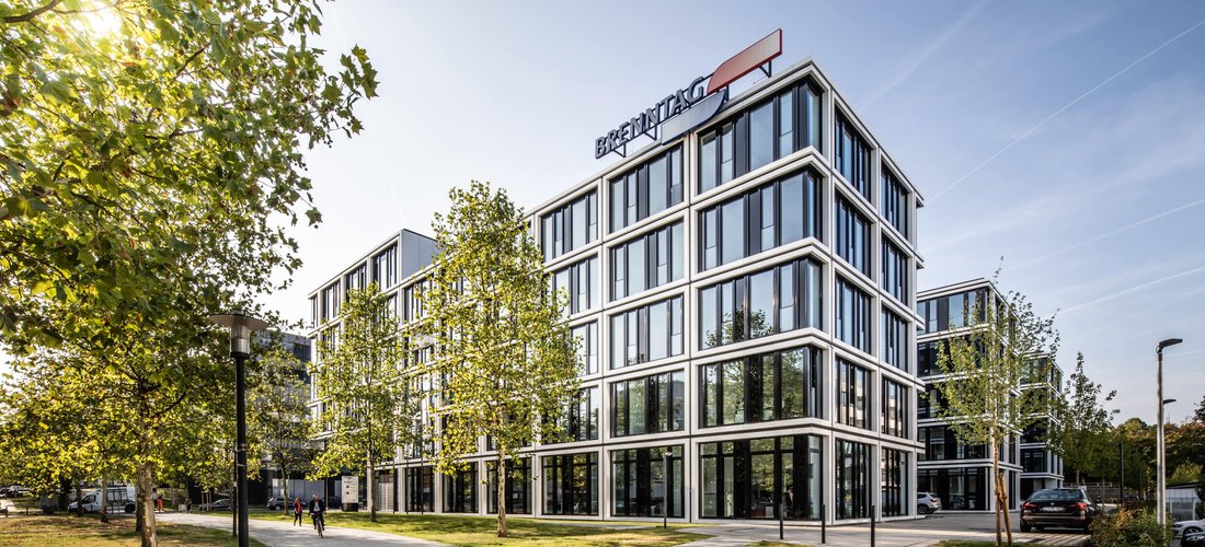 Das House of Elements im Essener Süden wird mit einer reversiblen Luft-Wasser-Wärmepumpe beheizt und gekühlt. (Quelle: Brenntag)