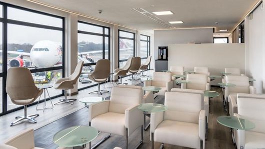 Die Airport Lounge Berlin Tegel von Cramo Adapteo. Foto: Cramo Adapteo Die Airport Lounge Berlin Tegel von Cramo Adapteo. Foto: Cramo Adapteo
