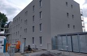 Die zwei viergeschossigen Neubauten in Göttingen-Weende werden mit Erdwärme-Wärmepumpe beheizt. (Foto: waermepumpe-regional.de)